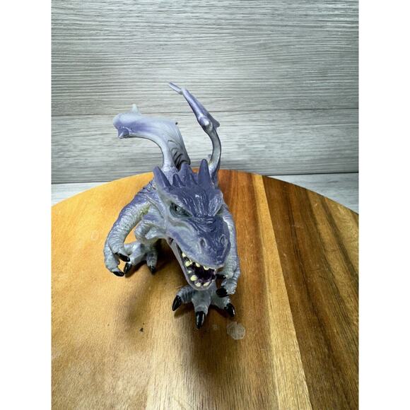 2005 TM Dragon Figure Fantasy Creature Purple 11”. Set Of Two. - Picture 5 of 12